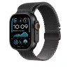 Pulseira milanesa de titânio preta Apple 49mm - Small