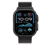 Pulseira milanesa de titânio preta Apple 49mm - Small