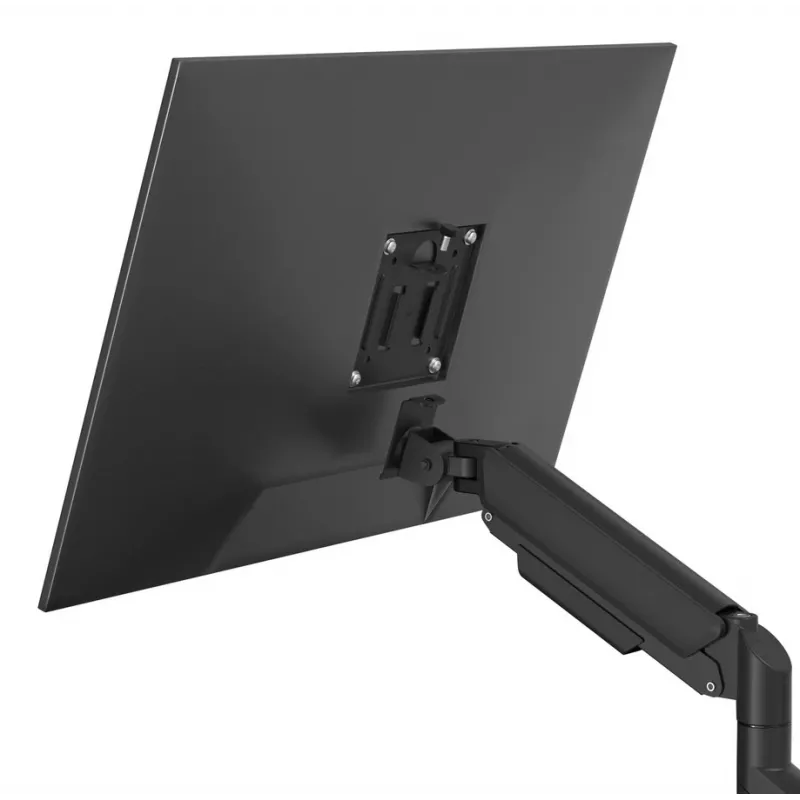 Braço duplo de monitor ajustável para montagem em secretária GEMBIRD 17-32 polegadas, preto