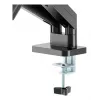 Braço duplo de monitor ajustável para montagem em secretária GEMBIRD 17-32 polegadas, preto