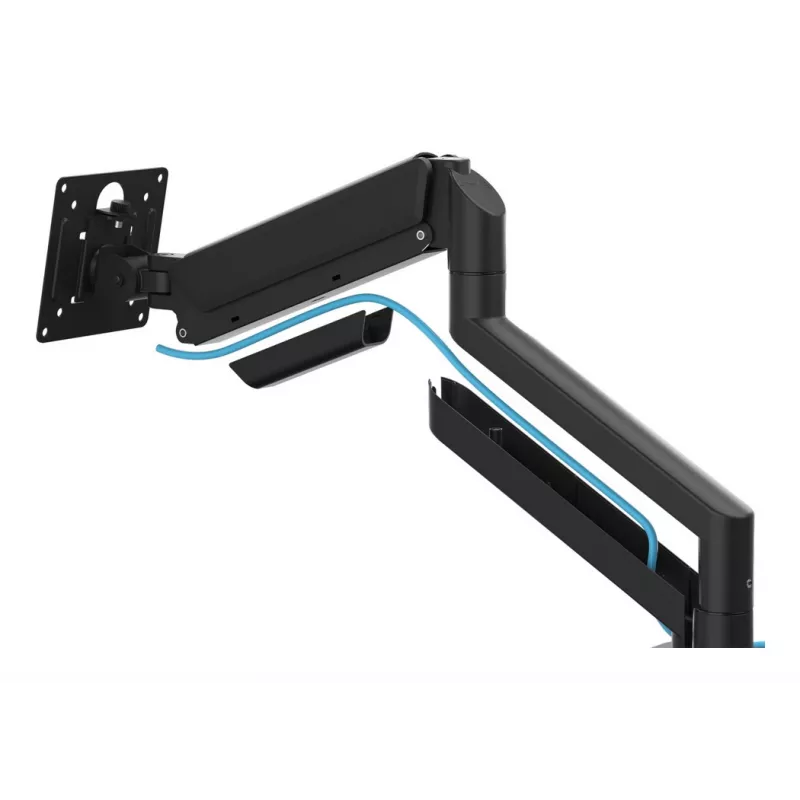 Braço duplo de monitor ajustável para montagem em secretária GEMBIRD 17-32 polegadas, preto