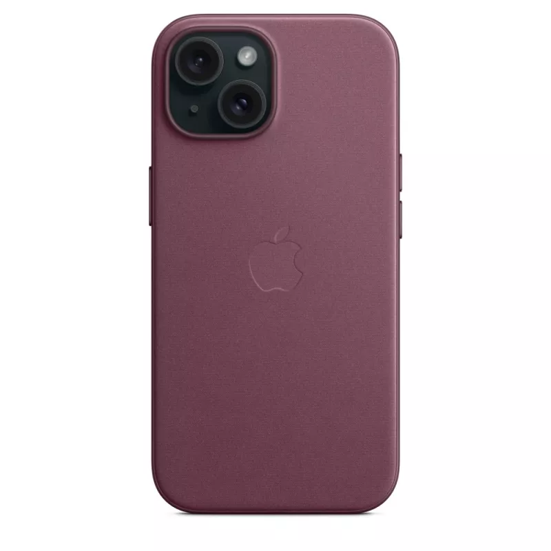APPLE Capa FineWoven com MagSafe iPhone 15 Mulberry