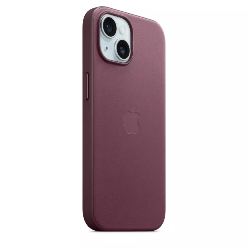 APPLE Capa FineWoven com MagSafe iPhone 15 Mulberry