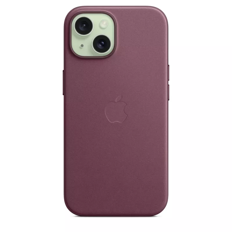 APPLE Capa FineWoven com MagSafe iPhone 15 Mulberry