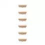 Conjunto de pulseira de elos APPLE 46 mm dourada