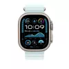 Extensão de pulseira Ocean APPLE 49mm Ice azul - acabamento titânio natural