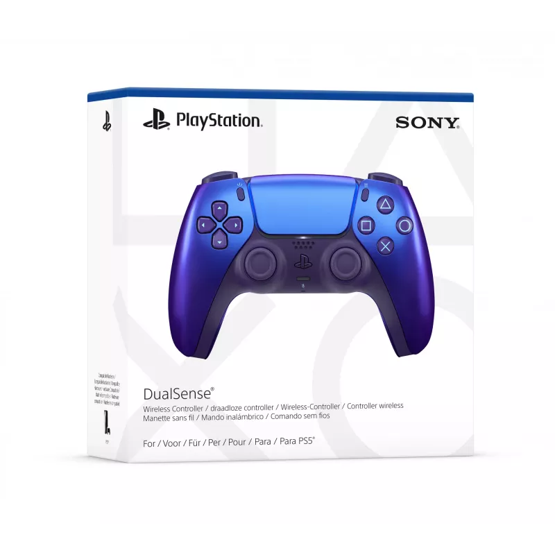 Comando Sony Indigo Bluetooth/USB para PlayStation 5 — sem fios e com fios, USB-C, altifalante, saída para auscultadores