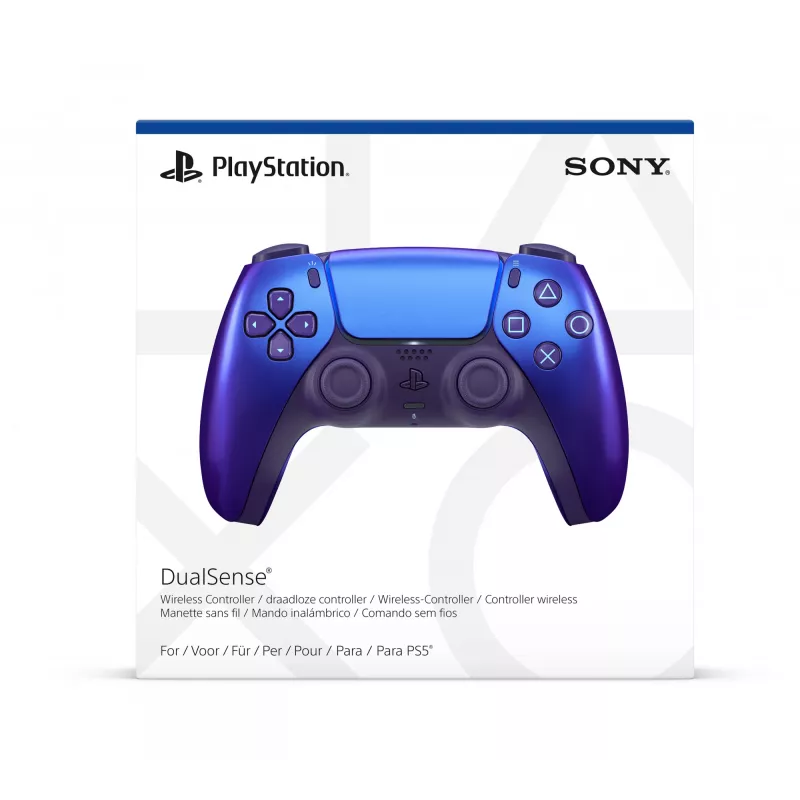 Comando Sony Indigo Bluetooth/USB para PlayStation 5 — sem fios e com fios, USB-C, altifalante, saída para auscultadores