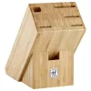Bloco de facas com fenda ZWILLING Gourmet bambu