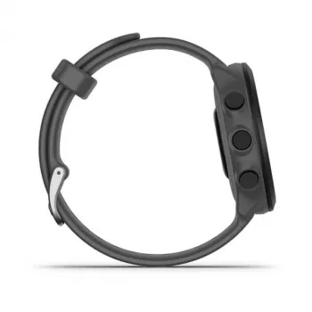 Smartwatch GARMIN Forerunner 55, caixa redonda de 42 mm, cinzento, bracelete de silicone, GPS/GLONASS/Galileo, resistência à água 5 ATM