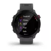 Smartwatch GARMIN Forerunner 55, caixa redonda de 42 mm, cinzento, bracelete de silicone, GPS/GLONASS/Galileo, resistência à água 5 ATM