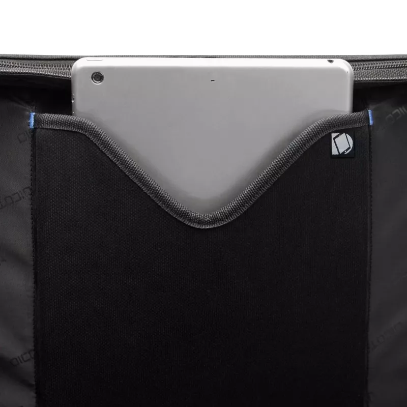 DICOTA Top Traveller Pro - Mala para portátil 12-14,1 polegadas - preta / 1680d RPET poliéster
