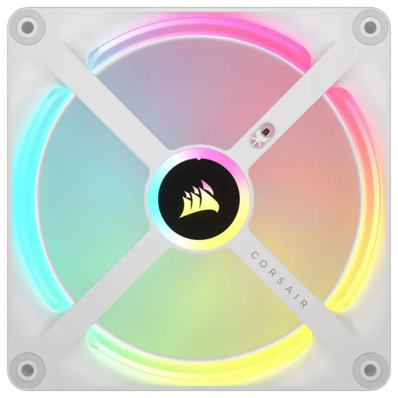CORSAIR Qx RGB Series Icue Link Qx140 RGB branco 140 mm kit de expansão de ventoinha RGB com ligação magnética
