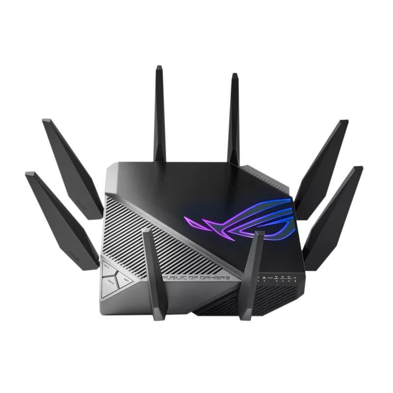 Router wireless ASUS GT-AXE11000 Gigabit Ethernet tri-band (2,4 GHz / 5 GHz / 6 GHz) preto