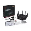 Router wireless ASUS GT-AXE11000 Gigabit Ethernet tri-band (2,4 GHz / 5 GHz / 6 GHz) preto