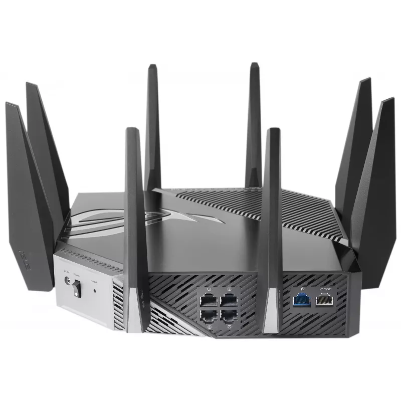 Router wireless ASUS GT-AXE11000 Gigabit Ethernet tri-band (2,4 GHz / 5 GHz / 6 GHz) preto