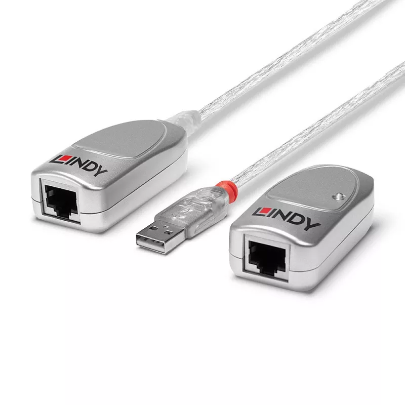 Extensor USB 1.1 Cat.6 Lindy 50m