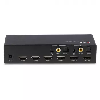 Comutador matriz AV Lindy 4x2 HDMI 4K60 Matrix