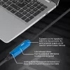 Extensão ativa USB 3.0 Lindy 8m Pro, 8 m, USB A, USB A, USB 3.2 Gen 1 (3.1 Gen 1), 5 Gbit/s, preto