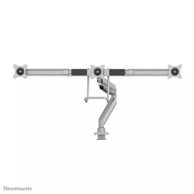 Braço para monitor Neomounts NM-D775DX3SILVER 17-27 polegadas - mola a gás - Topfix - bloqueio a 180°
