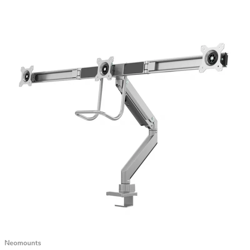 Braço para monitor Neomounts NM-D775DX3SILVER 17-27 polegadas - mola a gás - Topfix - bloqueio a 180°