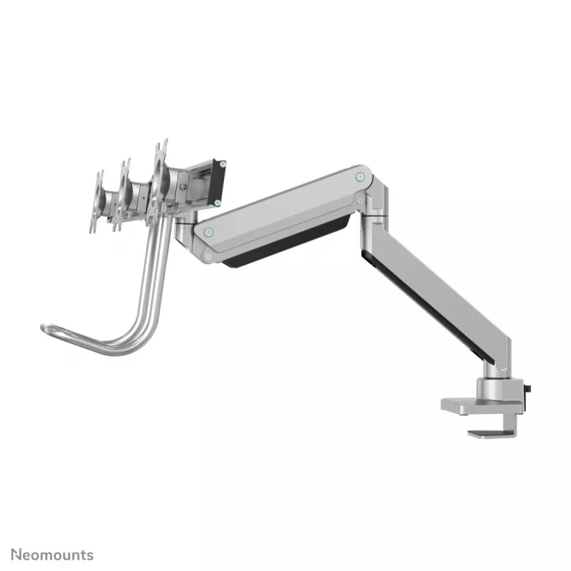 Braço para monitor Neomounts NM-D775DX3SILVER 17-27 polegadas - mola a gás - Topfix - bloqueio a 180°