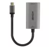 Conversor USB Type-C para HDMI 8K60 Lindy, 0,11 m, USB Type-C, HDMI, macho, fêmea, reto