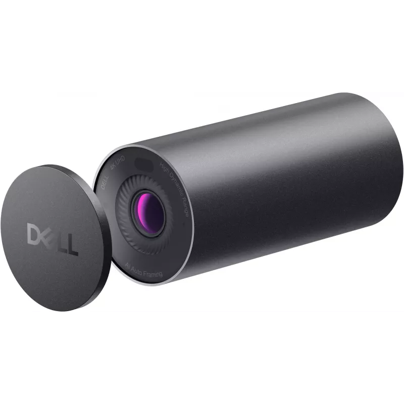 DELL UltraSharp Webcam, 8.3 MP, 3840 x 2160 píxeis, Full HD, 60 fps, 5x, USB