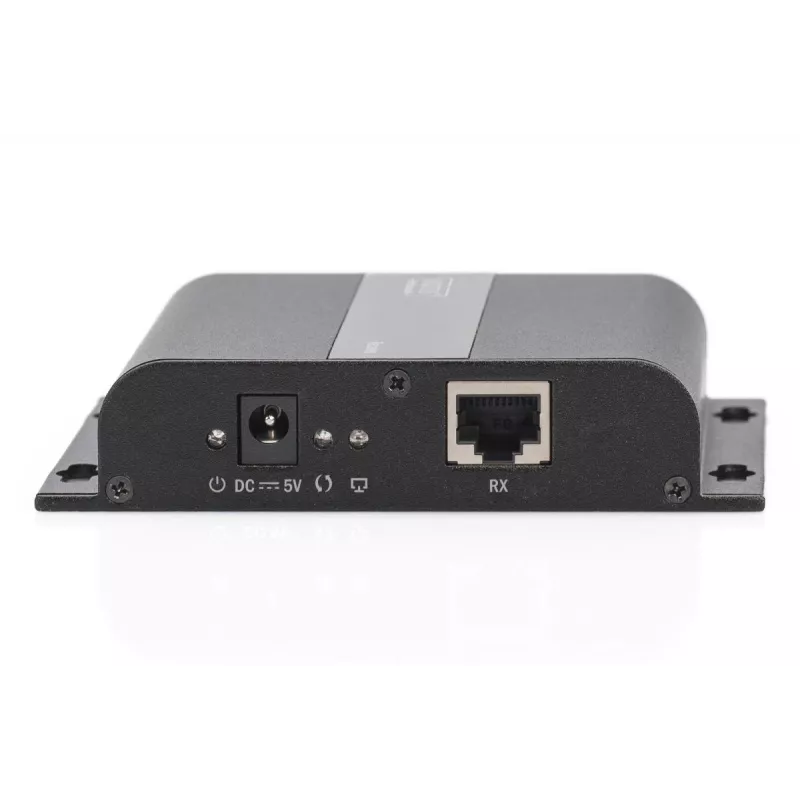 Extensor HDMI DIGITUS 4K over IP, unidade recetora via cabo de rede (CAT 5/5e/6/7), 4K2K/30Hz, preto