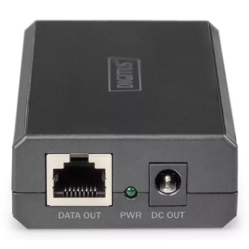 DIGITUS DN-95211 splitter PoE Gigabit Ethernet, 802.3af/at/bt, 51 W, 10/100/1000 Mbps, preto