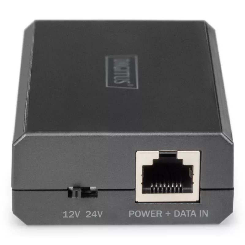 DIGITUS DN-95211 splitter PoE Gigabit Ethernet, 802.3af/at/bt, 51 W, 10/100/1000 Mbps, preto