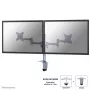 Neomounts FPMA-D1330DSILVER suporte de secretária full-motion para 2 monitores, 10-27 polegadas (25,4-69 cm), braçadeira/passa-cabos, máx. 18 kg, prateado