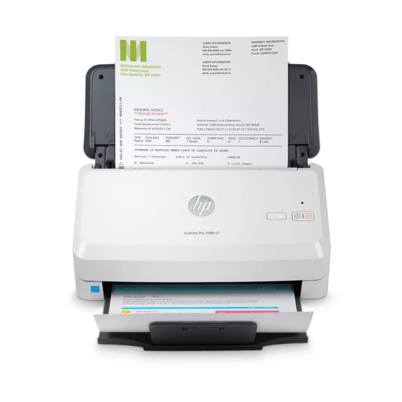 Digitalizador com alimentador HP Scanjet Pro 2000 s2