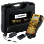 Impressora de etiquetas industriais DYMO RHINO 5200 | kit de etiquetadora com mala | teclas rápidas que poupam tempo, impressão rápida, etiquetadora durável para estaleiros e tarefas de etiquetagem exigentes (ficha EU Type-C)