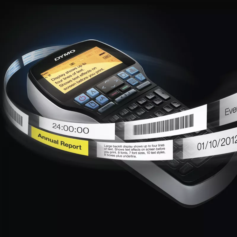 Impressora de etiquetas DYMO LabelManager 420P | impressora de etiquetas portátil recarregável potente | ligação ao computador | imprimir códigos de barras, logótipos e gráficos