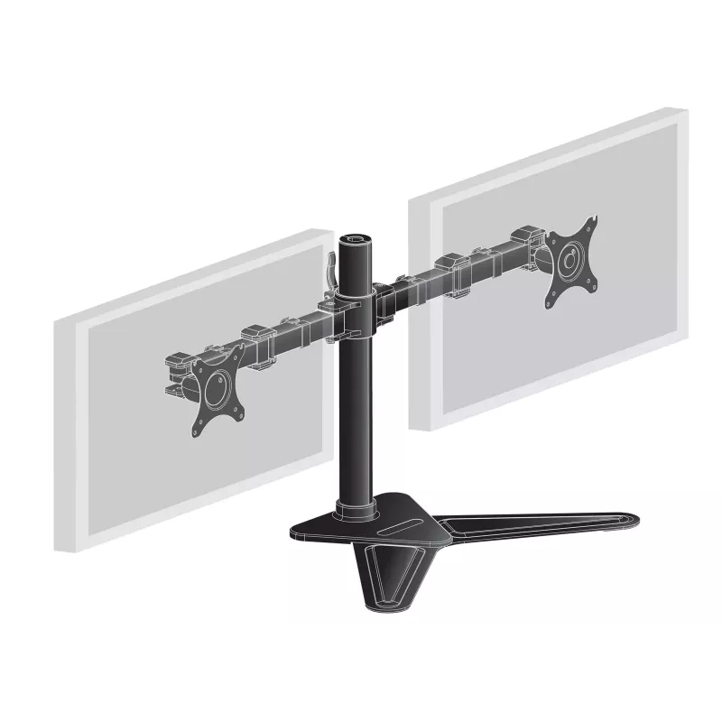 Suporte de monitor / base iiyama DS1002D-B1 76,2 cm (30 polegadas) secretária preto