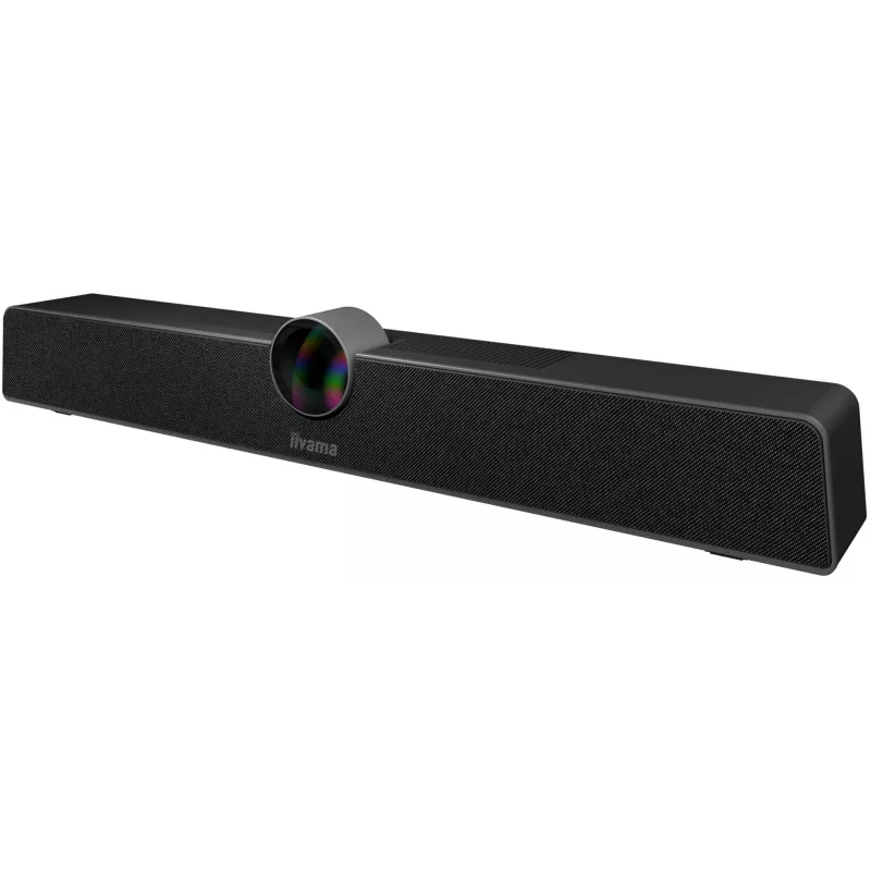 Câmara de videoconferência iiyama UC CAM120ULB-1 12 MP preta 3840 x 2160 píxeis 30 fps