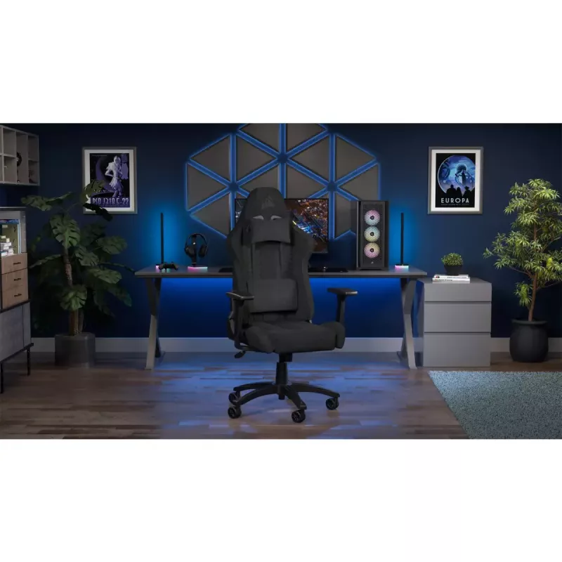 Cadeira gaming com assento acolchoado Corsair TC100