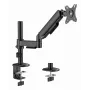 Braço de montagem ajustável para monitor de secretária GEMBIRD, 17-32 polegadas preto
