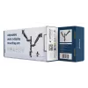 Suporte de secretária para monitor Gembird MA-DA2P-02 para 2 ecrãs, até 81,3 cm (32 polegadas), VESA 75x75–100x100, peso máx. 9 kg por ecrã, morsa/passagem pela secretária, preto