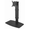 Gembird MS-D1ST-02 suporte de secretária para monitor, ajustável em altura e de movimento total, 17–32 polegadas, 8 kg, preto