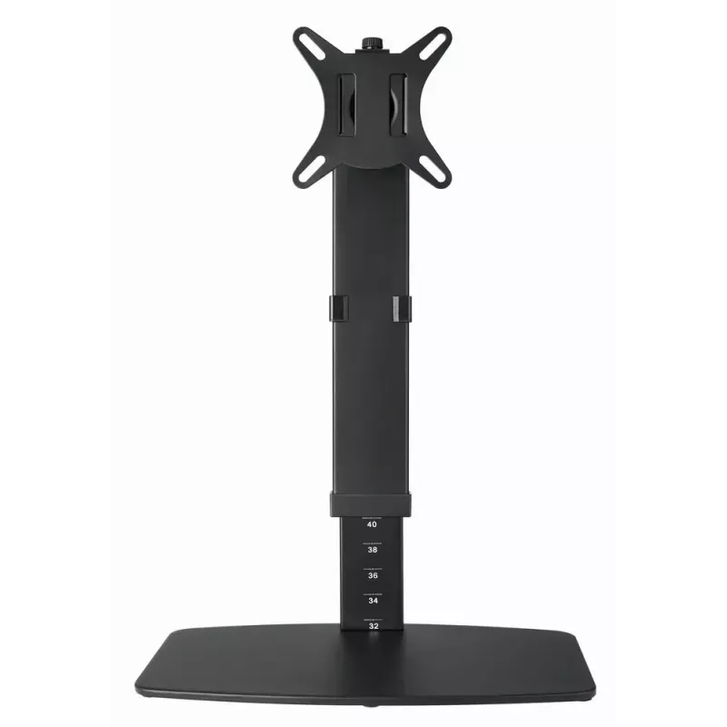Gembird MS-D1ST-02 suporte de secretária para monitor, ajustável em altura e de movimento total, 17–32 polegadas, 8 kg, preto