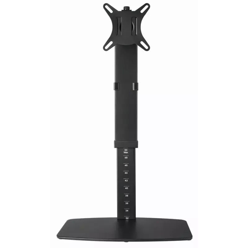Gembird MS-D1ST-02 suporte de secretária para monitor, ajustável em altura e de movimento total, 17–32 polegadas, 8 kg, preto