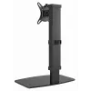 Gembird MS-D1ST-02 suporte de secretária para monitor, ajustável em altura e de movimento total, 17–32 polegadas, 8 kg, preto