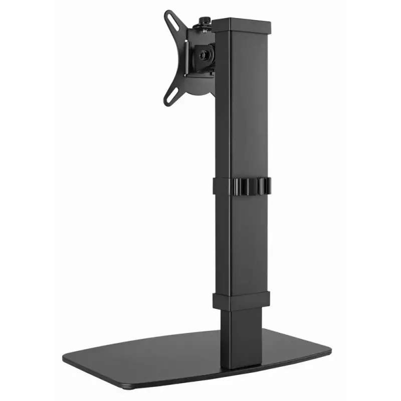 Gembird MS-D1ST-02 suporte de secretária para monitor, ajustável em altura e de movimento total, 17–32 polegadas, 8 kg, preto