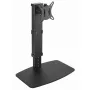 Gembird MS-D1ST-02 suporte de secretária para monitor, ajustável em altura e de movimento total, 17–32 polegadas, 8 kg, preto