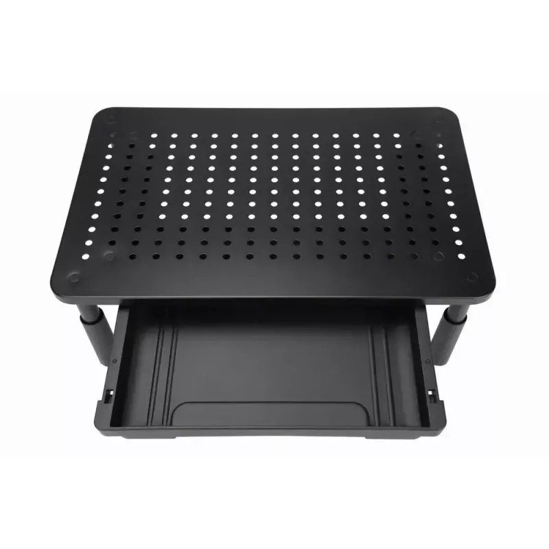 Gembird MS-TABLE-D-01 suporte ajustável para monitor com gaveta