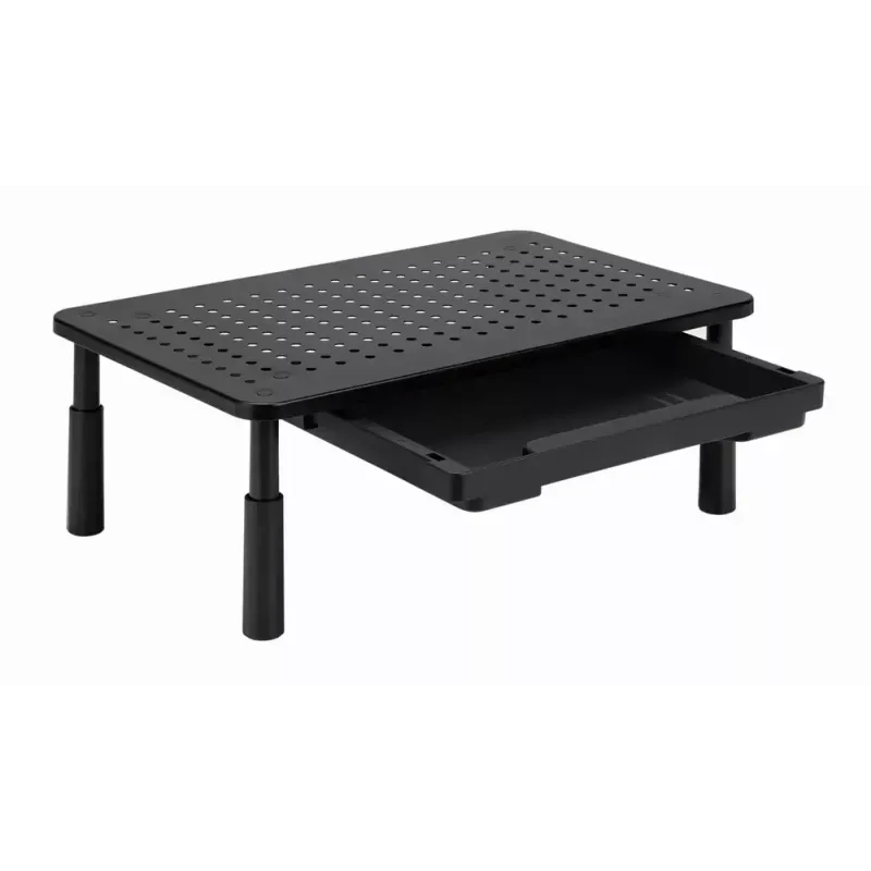 Gembird MS-TABLE-D-01 suporte ajustável para monitor com gaveta