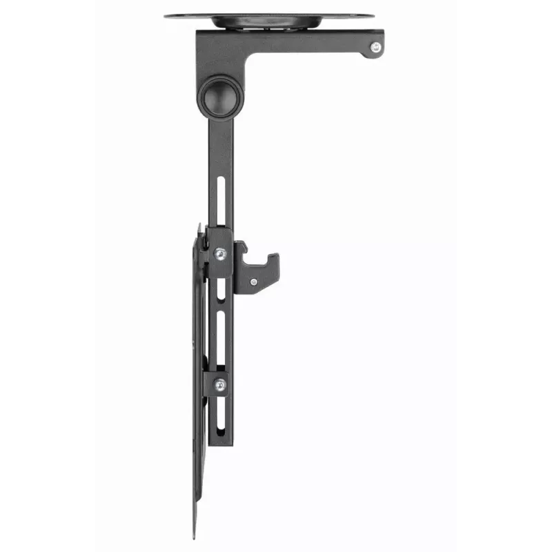 Suporte de teto para TV GEMBIRD CM-43ST-01, totalmente articulado, para televisores de 19–43 polegadas, aço, inclinação 0–90°, rotação ±45°, VESA 75×75–200×200, máx. 20 kg, preto