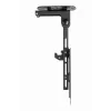 Suporte de teto para TV GEMBIRD CM-43ST-01, totalmente articulado, para televisores de 19–43 polegadas, aço, inclinação 0–90°, rotação ±45°, VESA 75×75–200×200, máx. 20 kg, preto